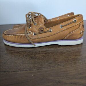 Timberland Earthkeepers Classic Amherst 2-Eye Boat Shoes Tan